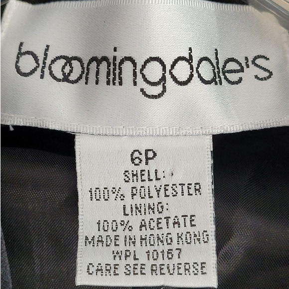 HP Vintage 90s Bloomingdale's Black Single Breasted Short Tuxedo Jacket - Picture 4 of 10